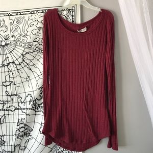 Super soft, ribbed, lightweight sweater